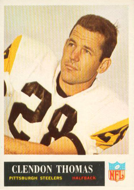 1965 Philadelphia Clendon Thomas #153 Football Card