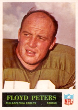 1965 Philadelphia Floyd Peters #135 Football Card