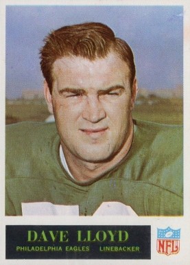 1965 Philadelphia Dave Lloyd #134 Football Card
