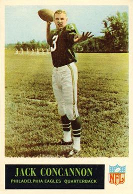 1965 Philadelphia Jack Concannon #131 Football Card