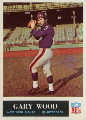 1965 Philadelphia Gary Wood #125 Football Card