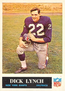 1965 Philadelphia Dick Lynch #119 Football Card