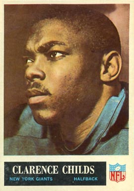 1965 Philadelphia Clarence Childs #116 Football Card