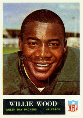 1965 Philadelphia Willie Wood #83 Football Card