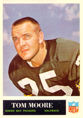 1965 Philadelphia Tom Moore #78 Football Card
