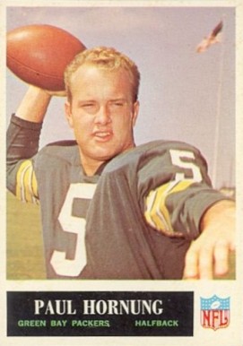1965 Philadelphia Paul Hornung #76 Football Card