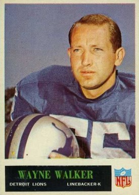 1965 Philadelphia Wayne Walker #68 Football Card