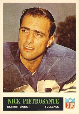 1965 Philadelphia Nick Pietrosante #66 Football Card