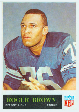 1965 Philadelphia Roger Brown #59 Football Card