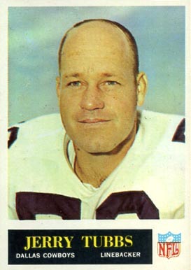 1965 Philadelphia Jerry Tubbs #55 Football Card