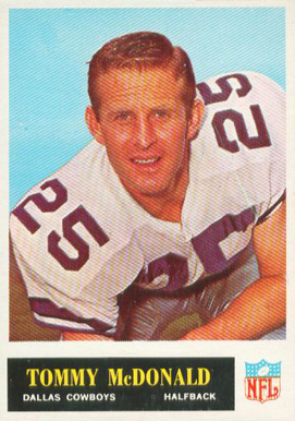 1965 Philadelphia Tommy McDonald #49 Football Card
