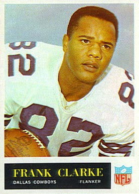 1965 Philadelphia Frank Clarke #44 Football Card