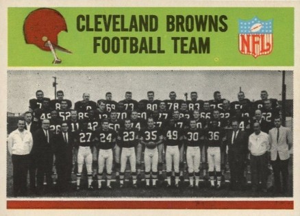 1965 Philadelphia Cleveland Browns Team #29 Football Card