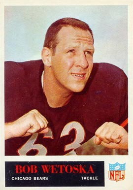 1965 Philadelphia Bob Wetoska #27 Football Card