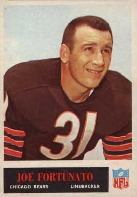 1965 Philadelphia Joe Fortunato #21 Football Card