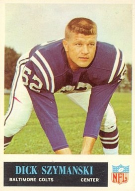1965 Philadelphia Dick Szymanski #11 Football Card