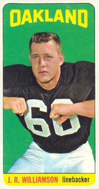 1965 Topps J.R. Williamson #153 Football Card