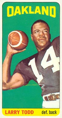 1965 Topps Larry Todd #151 Football Card