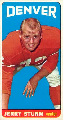 1965 Topps Jerry Sturm #64 Football Card