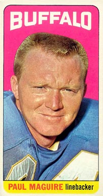 1965 Topps Paul Maguire #37 Football Card