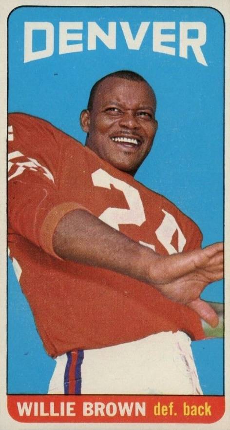 1965 Topps Willie Brown #46 Football Card