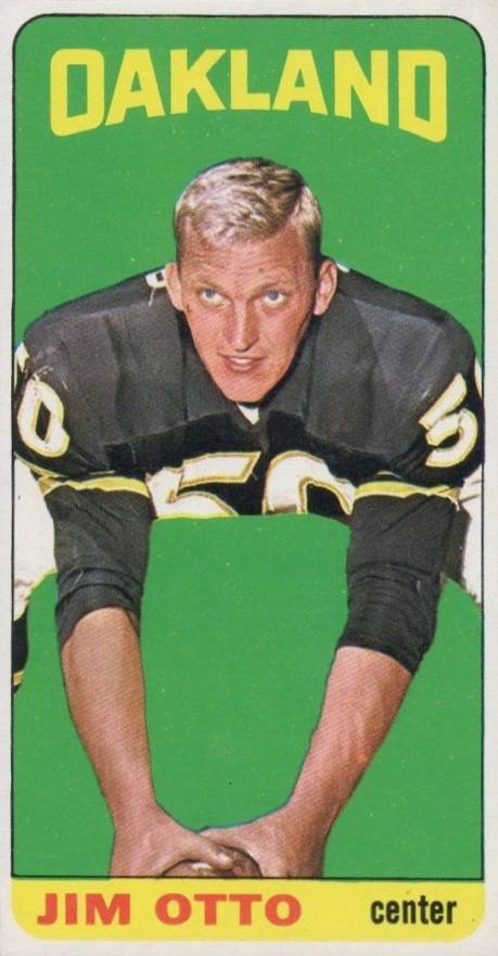 1965 Topps Jim Otto #145 Football Card