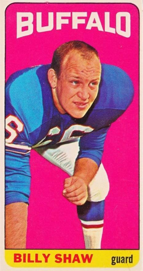 1965 Topps Billy Shaw #41 Football Card