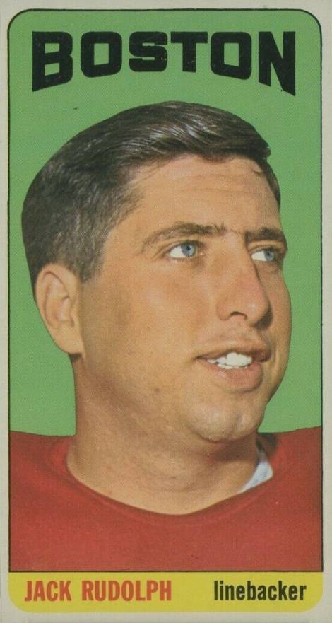 1965 Topps Jack Rudolph #19 Football Card