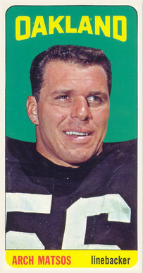 1965 Topps Archie Matsos #142 Football Card