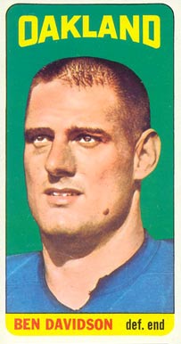 1965 Topps Ben Davidson #137 Football Card