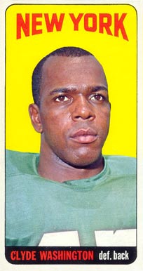 1965 Topps Clyde Washington #130 Football Card