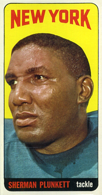 1965 Topps Sherman Plunkett #125 Football Card