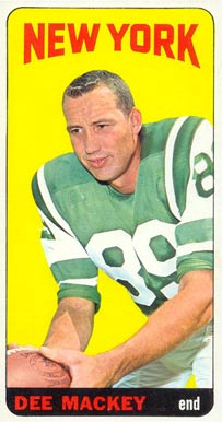 1965 Topps Dee Mackey #120 Football Card