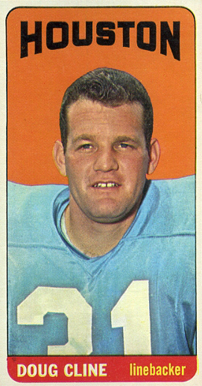1965 Topps Doug Cline #72 Football Card