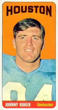 1965 Topps Johnny Baker #67 Football Card