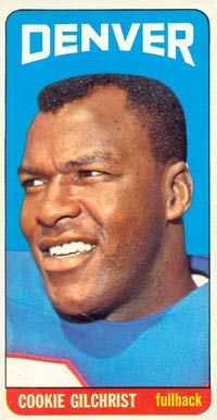 1965 Topps Cookie Gilchrist #51 Football Card