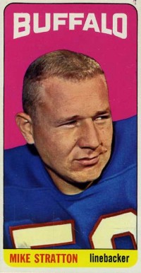 1965 Topps Mike Stratton #42 Football Card
