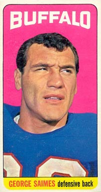 1965 Topps George Saimes #39 Football Card