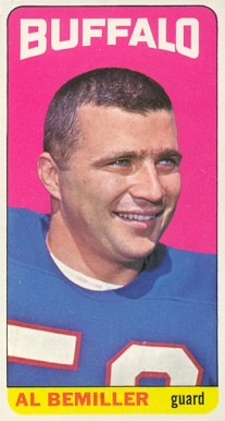 1965 Topps Al Bemiller #25 Football Card