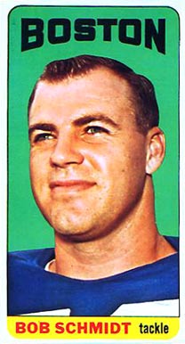 1965 Topps Bob Schmidt #20 Football Card