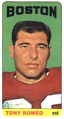 1965 Topps Tony Romeo #18 Football Card