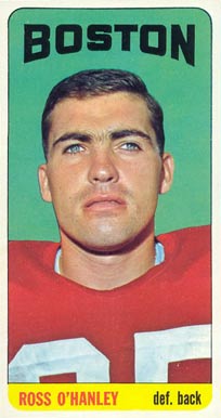 1965 Topps Ross O'Hanley #16 Football Card