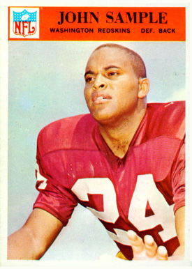 1966 Philadelphia Johnny Sample #191 Football Card