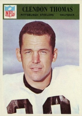 1966 Philadelphia Clendon Thomas #155 Football Card