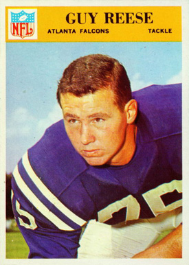 1966 Philadelphia Guy Reese #9 Football Card