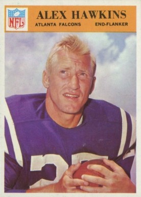 1966 Philadelphia Alex Hawkins #6 Football Card