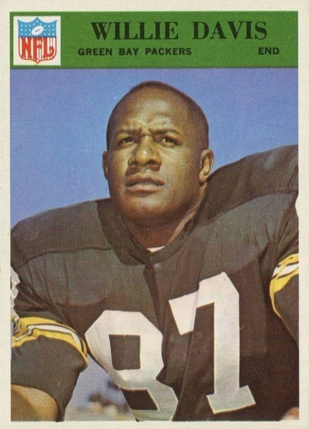 1966 Philadelphia Willie Davis #83 Football Card