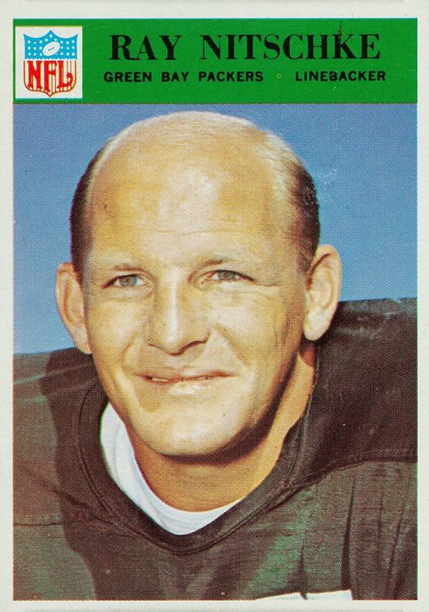 1966 Philadelphia Ray Nitschke #87 Football Card