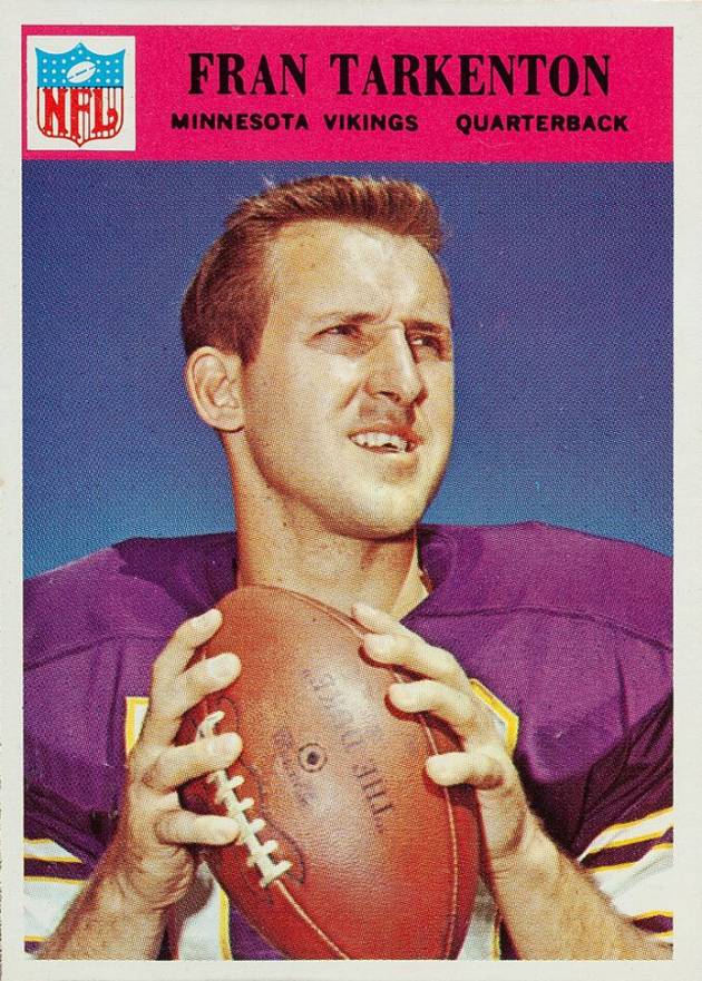1966 Philadelphia Fran Tarkenton #114 Football Card