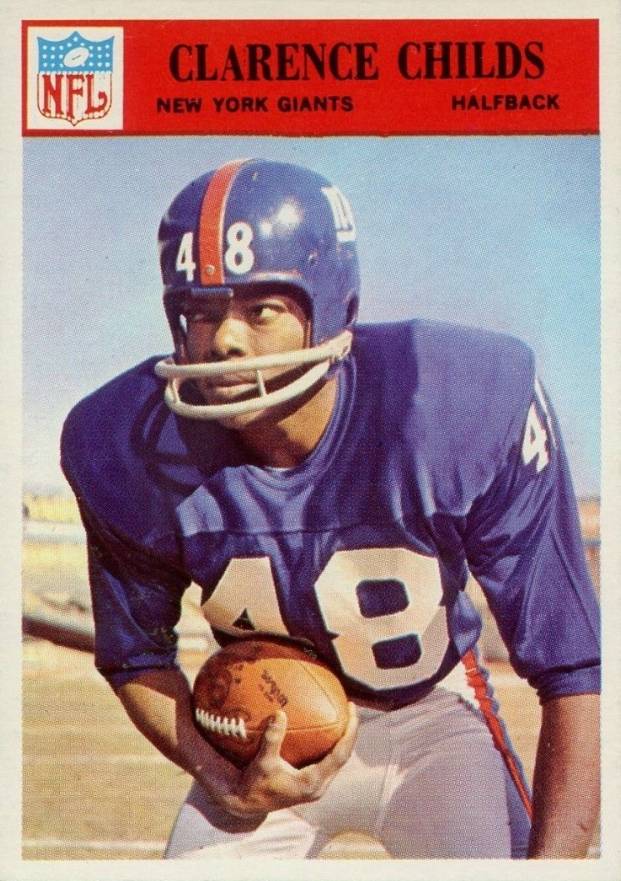 1966 Philadelphia Clarence Childs #121 Football Card